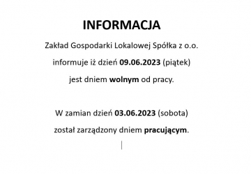 INFORMACJA